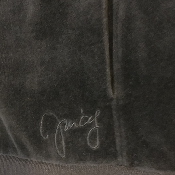 Juicy Couture Hoodie, Black,Size: XL, Y2k - Picture 4 of 6